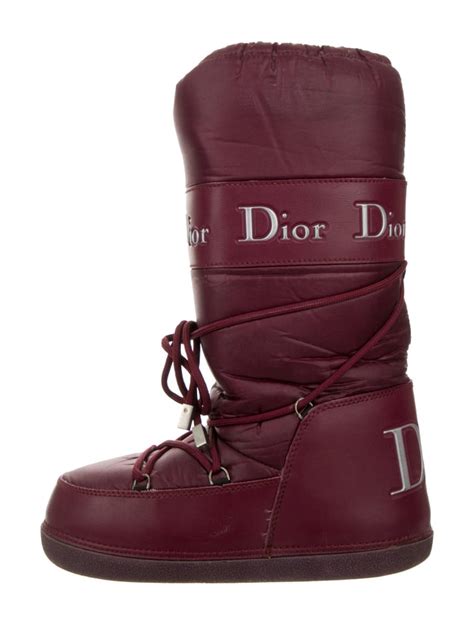 vintage dior snow boots|christian Dior snow boots.